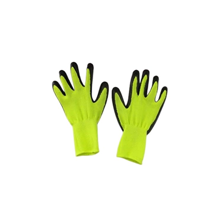 Rubber PVC Coting Garden Safety Hand Gloves (SABOO) 2