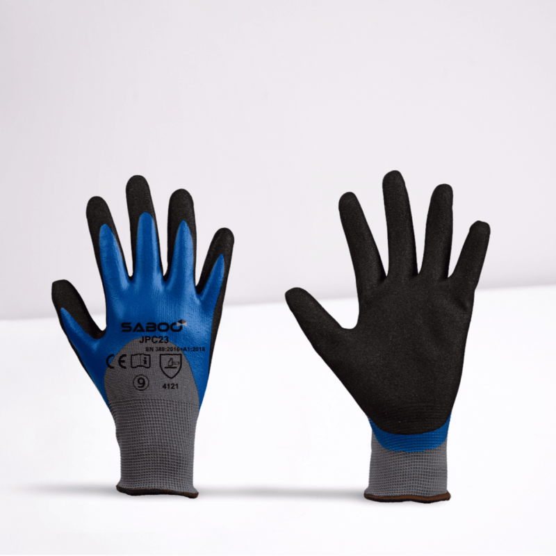 NITRILE SANDY COATED GLOVES